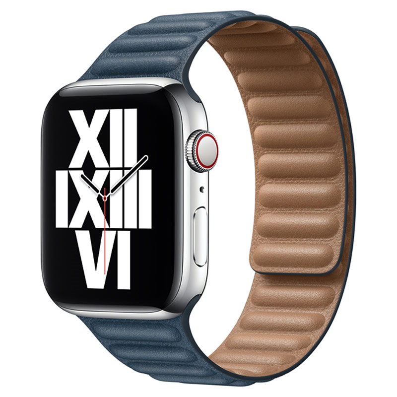 Correa de Eslabones de Piel MY9N2ZM/A para Apple Watch 7/SE/6/5/4/3/2/1 -  45mm/44mm/42mm - M/L