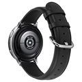 Correa de Cuero Genuino para Samsung Galaxy Watch Active2 - 44 mm - Negro