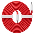 Cable USB Tipo-C OnePlus Warp Charge 5461100012 - 1.5m - Rojo / Blanco