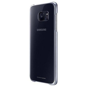 carcasa clear cover samsung para galaxy s7 edge negro carcasa clear cover samsung para galaxy s7 edge negro