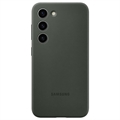 Carcasa de Silicona EF-PS911TGEGWW para Samsung Galaxy S23 5G - Verde