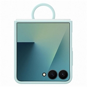 Carcasa de Silicona EF-PF766TMEGWW para Samsung Galaxy Z Flip7 - Cian claro