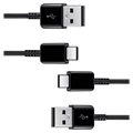 Samsung USB-C / USB-C Cable EP-DA705BBEGWW - 1m - Black