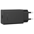 Cargador de Viaje Rápido USB-C Sony XQZ-UC1 - 30W - Bulk - Negro