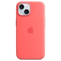 Funda Silicona con MagSafe Apple para iPhone 15 MT0V3ZM/A - Guayaba