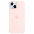 Funda Silicona con MagSafe Apple para iPhone 15 Plus MT143ZM/A - Rosa Claro