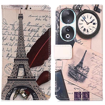 Funda Glam Serie para Honor 90 - Estilo Cartera - Torre Eiffel