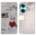 Funda Glam Serie para OnePlus Nord CE3 - Estilo Cartera - Gato