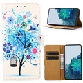 Funda Glam Serie para Samsung Galaxy A10 - Estilo Cartera - Árbol Floreciente