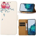 Funda Glam Serie para Samsung Galaxy A10 - Estilo Cartera - Árbol Floreciente