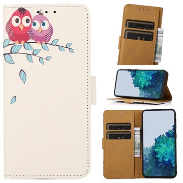 Funda Glam Serie para Samsung Galaxy A10 - Estilo Cartera - Árbol Floreciente