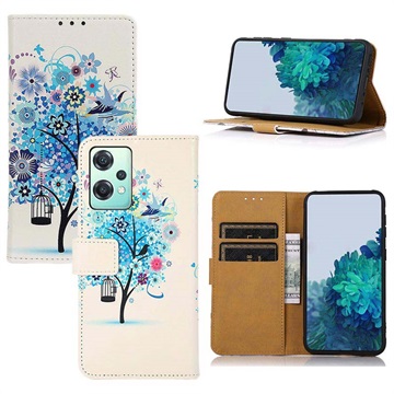 Funda Glam Serie para Samsung Galaxy A10 - Estilo Cartera - Árbol Floreciente