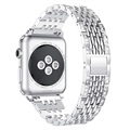 Corea Glam para Apple Watch Series 5/4/3/2/1 - 40mm, 38mm - Plateado