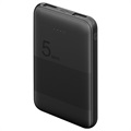 Mini Power Bank Rápido 10000mAh - 2x USB - Negro
