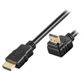 Cable HDMI de Alta Velocidad con Ethernet Goobay en Ángulo 90º - 3m