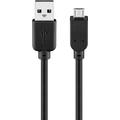 Cable micro USB Goobay - 0,3 m - Negro