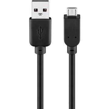 Cable micro USB Goobay - 0,3 m - Negro
