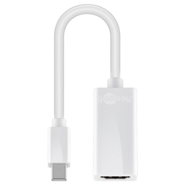 Cable Adaptador Mini DisplayPort 20 Pin a HDMI Delock  - Blanco