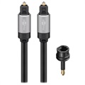 Goobay Plus Toslink Optical Audio Cable (S/PDIF) - 0.75m