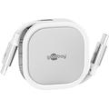 Goobay Cable retráctil USB-C - 1m, 15W