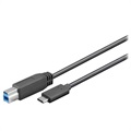 Cable USB 3.0 Tipo-B / USB 3.1 Tipo-C Goobay SuperSpeed - 1m