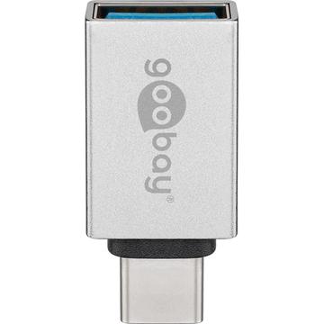 Goobay Adaptador USB-C a USB-A Hembra - Plata