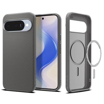 Funda TPU MagSafe Google Pixel 10/10 Pro Spigen Liquid Air Mag - Gris mármol