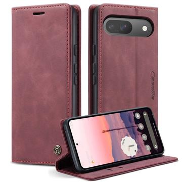 Funda Caseme Serie 013 para Google Pixel 10/10 Pro - Estilo Cartera - Vino Tinto