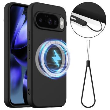 Funda de Silicona Líquida para Google Pixel 10 - Compatible con MagSafe - Negro