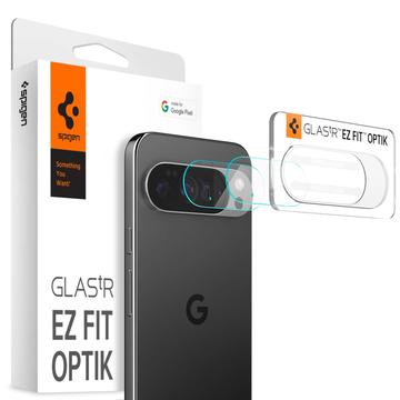 Protector de lente de cámara Spigen Glas.tR Ez Fit Optik para Google Pixel 10 Pro - 2 Uds. - Transparente