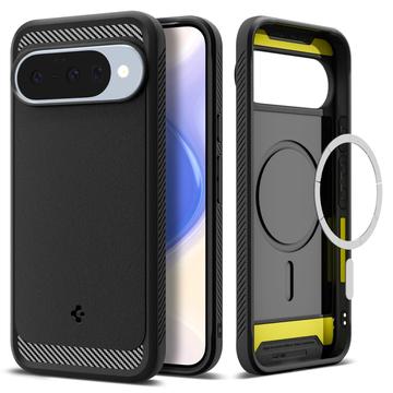 Carcasa de TPU Spigen Rugged Armor Mag para Google Pixel 10/10 Pro - Negro