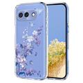 Funda de TPU Google Pixel 10a con estampado floral - Morado