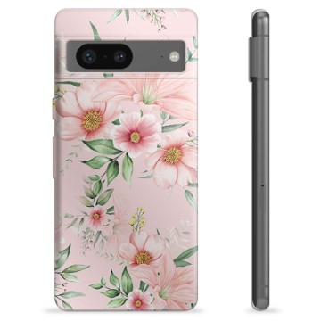 Funda de TPU para Google Pixel 7 - Flores de Acuarela