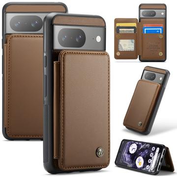 Funda Google Pixel 8 Caseme C22 RFID Card Wallet - Marrón