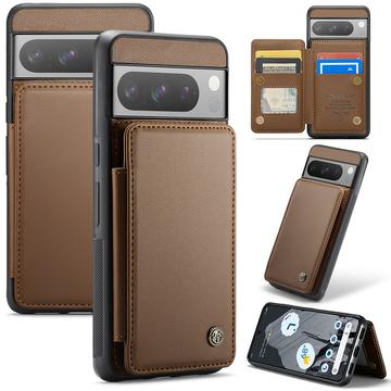 Funda Google Pixel 8 Pro Caseme C22 RFID Card Wallet - Marrón