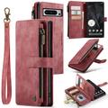Funda Multifuncional Caseme C30 para Google Pixel 8 Pro - Rojo