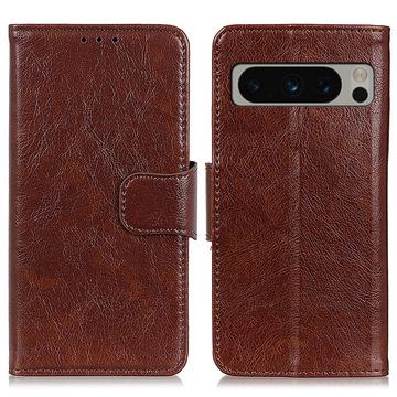 Funda Elegant para Google Pixel 8 Pro - Estilo Cartera - Marrón