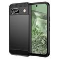 Carcasa de TPU Brushed para Google Pixel 8a - Fibra de Carbono