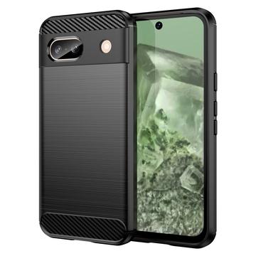 Carcasa de TPU Brushed para Google Pixel 8a - Fibra de Carbono