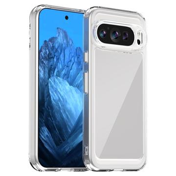 Carcasa Híbrida Anti-Choque para Google Pixel 9, Pixel 9 Pro - Transparente