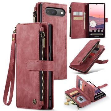 Funda Multifuncional Caseme C30 para Google Pixel 9/9 Pro - Rojo