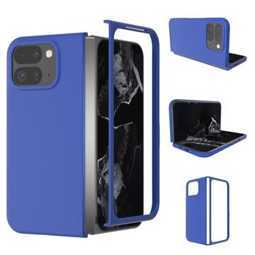Carcasa de Plástico Engomado para Google Pixel 9 Pro Fold - Azul