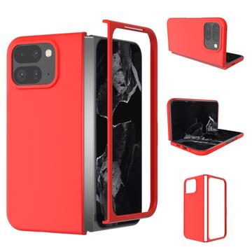 Carcasa de Plástico Engomado para Google Pixel 9 Pro Fold - Rojo