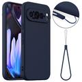 Funda de Silicona Líquida para Google Pixel 9 Pro - Compatible con MagSafe - Azul Oscuro