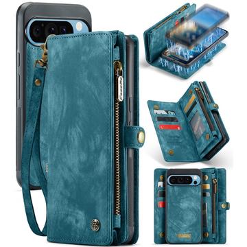 Funda tipo billetera multifuncional 2 en 1 Caseme 008 para Google Pixel 9 Pro XL - Azul