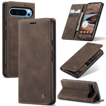 Funda Caseme Serie 013 para Google Pixel 9 Pro XL - Estilo Cartera - Café