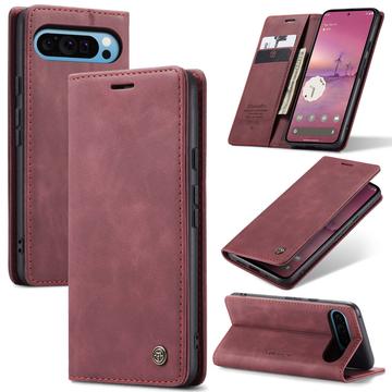 Funda Caseme Serie 013 para Google Pixel 9 Pro XL - Estilo Cartera - Vino Tinto