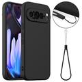 Funda de Silicona Líquida para Google Pixel 9 Pro XL - Compatible con MagSafe - Negro