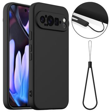 Funda de Silicona Líquida para Google Pixel 9 Pro XL - Compatible con MagSafe - Negro