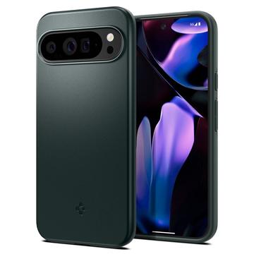 Carcasa Híbrida Spigen Thin Fit para Google Pixel 9 Pro XL - Verde Oscuro